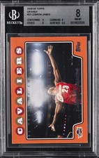 2008-09 TOPPS ORANGE ##23 LEBRON JAMES BGS 8 picture