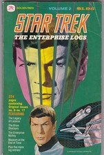 Star Trek The Enterprise Logs, Vol. 2 Golden Press 1976 Gold Key Reprints picture
