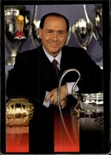 postcard postcard Calcio Milan 1999/2000 - Silvio Berlusconi picture