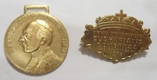 1926 Antiqu catholic Archbishop Chicago cardinal George Mundelein pendant EL1170 picture