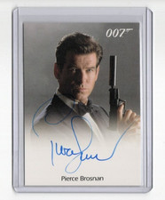 James Bond Classics 2016 Auto Autograph Card Pierce Brosnan as James Bond 007 picture