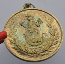 DN 1897 France Russia Visit of President Felix Faure in Russia Silver Medal UNC picture