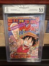 Weekly Shonen Jump 1997 #34 BGS 5.5, 1st One Piece, 1st Monkey D. Luffy & Shanks picture