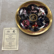 Elvis Presley 1956 Year of Hits Bradford Exchange Plate #0190 COA Limited 1956 picture