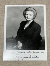 Prime Minister The Lady Margaret Thatcher Original Autographed Signed Photograph picture