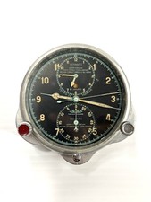 Super Rare Vintage 1925-1950s Jaeger Voyant 8-Day Chronograph Cockpit Clock picture