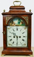 Rare Antique J. Lomax Of Blackburn Twin Fusee 1/4 Repeat Automaton Bracket Clock picture