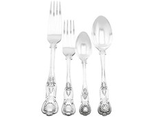 Sterling Silver Canteen of Cutlery for Ten Persons by Charles Boyton II 1868 picture