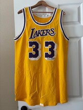 Kareem Abdul-Jabbar - Mid-1980’s Los Angeles Lakers NBA home jersey #33 picture