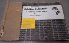 Arthur Yensen Estate Original Art Willie Wispo 1929 Comic Proofs Autograph, NDE picture
