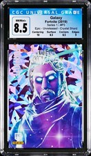 2019 Fortnite Series 1 Galaxy Crystal Shard #P3 Unreleased Prototype USA CGC 8.5 picture