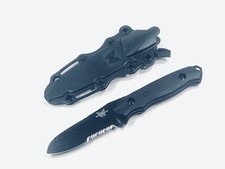 DISCONTINUED RARE Benchmade 100S R&R Dive/ River Rescue Knife 440C Black Finish picture