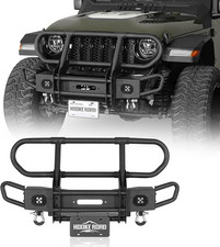 Front Bumper Brush Guard for 18-26 Jeep Wrangler JL Gladiator JT | Tube Grille G picture