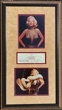 Marilyn Monroe - Signed Bank Check Framed (October 3, 1957) picture