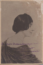 SUPER RARE WANDA LANDOWSKA HARPSICHORDIST AUTOGRAPH SIGNED PHOTO OVERSIZE picture