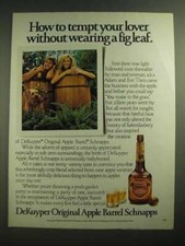 1985 DeKuyper Original Apple Barrel Schnapps Ad - Tempt Your Lover picture