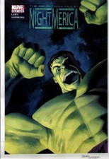BRIAN ASHMORE, - Incredible Hulk, Night America #1 cover; full painting, large picture