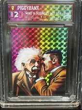 Piggybanx Piggy Banx Mind Ya Business Sherbert 1/1 Albert Einstein Nikola Tesla picture