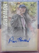 RON HOWARD 2026 TOPPS CHROME STAR WARS GALAXY SUPERFRACTOR AUTOGRAPH #1/1 SIGNED picture