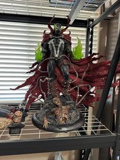 Custom 1/4 SPAWN Hell's General w/ Switch Out Hands And Portraits 29 Inches Tall picture