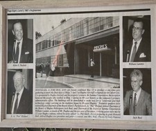 Howard Hughes Building Sign 1940s Aviation Aviator Airplane Engine Plane picture