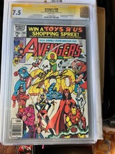 Avengers #200 CGC SS 7.5 Signed George Perez & Jim Salicrup picture