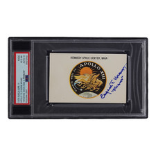 EUGENE KRANZ SIGNED 1970 APOLLO 13 LAUNCH PASS NASA SPACE CENTER PSA POP 1 picture