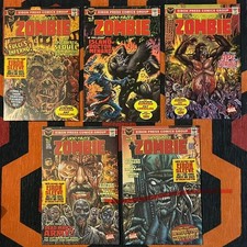 Eibon Press ZOMBIE II: FULCI’S INFERNO 5 6 7 8 ORIGINAL Lucio Fulci Comics Set picture