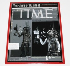 BEEPLE MIKE WINKELMANN DIGITAL ARTIST HAND SIGNED 11x14 PHOTO COA TIME MAGAZINE picture
