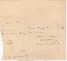 MARTIN VAN BUREN signed 2x letter 1828 president antique history vintage USA picture