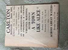 a2i ephemera 1956 advert westgate a town like alice virginia mckenna peter finch picture