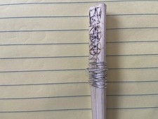 God Michael Pavolotti Magic Wand Chopsticks * God's Nail Core Bamboo Wood Silver picture