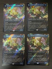 The Student Who Wants to Know Tamiyo English Textured Foil Set of 4 #1e3fc8 picture