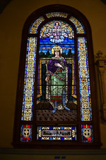 + Antique Stained Glass Window, St. Louis, King of France (#2 of 14) chalice co. picture