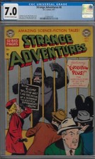STRANGE ADVENTURES #8 CGC 7.0 1951 DC SCI-FI CLASSIC GOLDENAGE GORILLA CVR picture