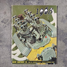 1968 MOONeyes CatAloG Vintage Drag Racing HOT ROD Custom speed moon auto parts picture