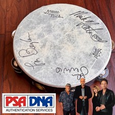 FLEETWOOD MAC Autograph BAND Signed TAMBOURINE * STEVIE NICKS LINDSAY MICK * PSA picture