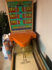 VINTAGE UNITED “DUPLEX” 16’ BIG BOWLER COIN OP no gutters, some electric problem picture