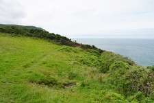 Photo A2 Crock Point Woody Bay/SS6749 The South West Coast Path goes ro c2017 picture