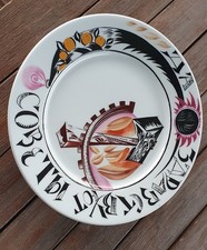 1921 Soviet Russia Propaganda Porcelain Plate USSR Avangard Russian Rare picture