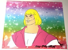 HeMan FIRST EPISODE Original Production cel Masters Universe Prince Adam meme picture