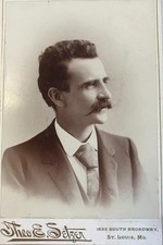 Nikola Tesla Cabinet Card Studio Portrait 1893 St. Louis Origin Of Radio Epic picture