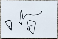 Russell Tovey Signed In Person 4x6 Index Card In Top Loader - Being Human picture