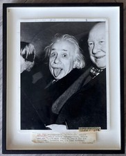 Albert Einstein  (Original Uncropped Press Print / Princeton) picture