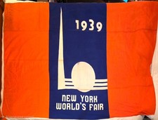 1939 New York World’s Fair Flag - ORIGINAL -Made By Annin Flag Co. picture