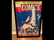 Vintage Marvel The Structure Of Comics Winnipeg Art Gallery Poster 1973 100 Made picture