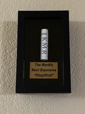 World’s Most Expensive ChapStick KMR Framed Rare Collectible Investment picture