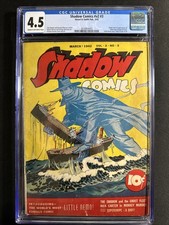 Shadow Comics Vol. 2 #3 CGC 4.5 1942 1st App Supersnipe Golden Age *S12 picture