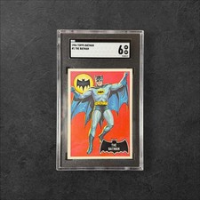 Topps 1966 Batman #1 The Batman SGC 6 Graded Non-Sport Trading Card picture