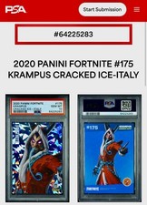 ๐๐
KRAMPUS 2020 Fortnite Panini #171 Cracked Ice PSA 10 =POP 2โผ๏ธ EVIL ๐
SANTA picture